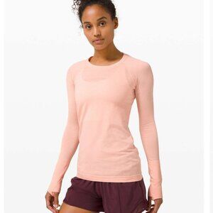 Lululemon Swiftly Tech Long Sleeve 2.0 Pink Mist Size 6